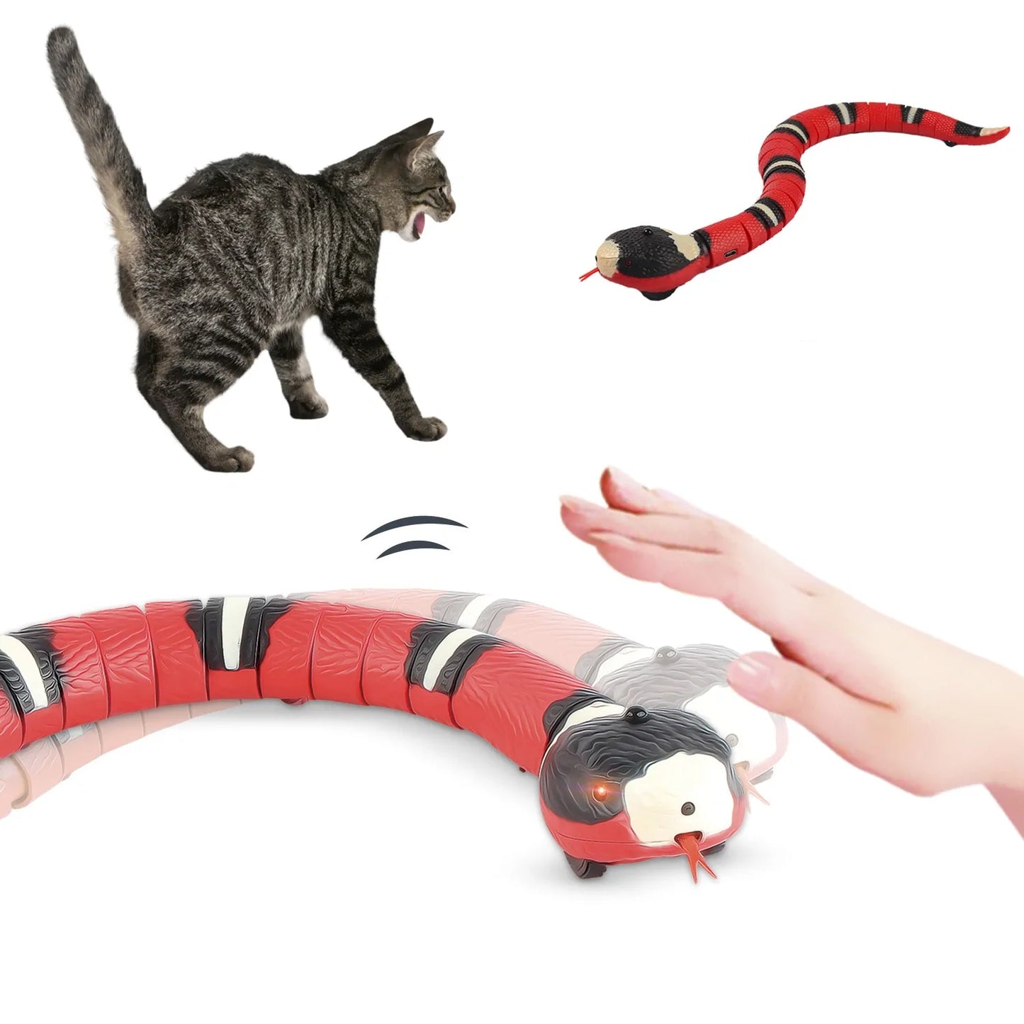 Automatic Electronic Snake Cat Toys